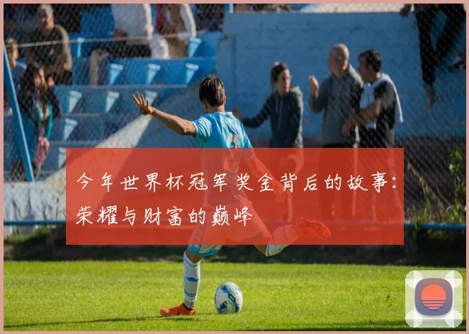 今年世界杯冠军奖金背后的故事：荣耀与财富的巅峰